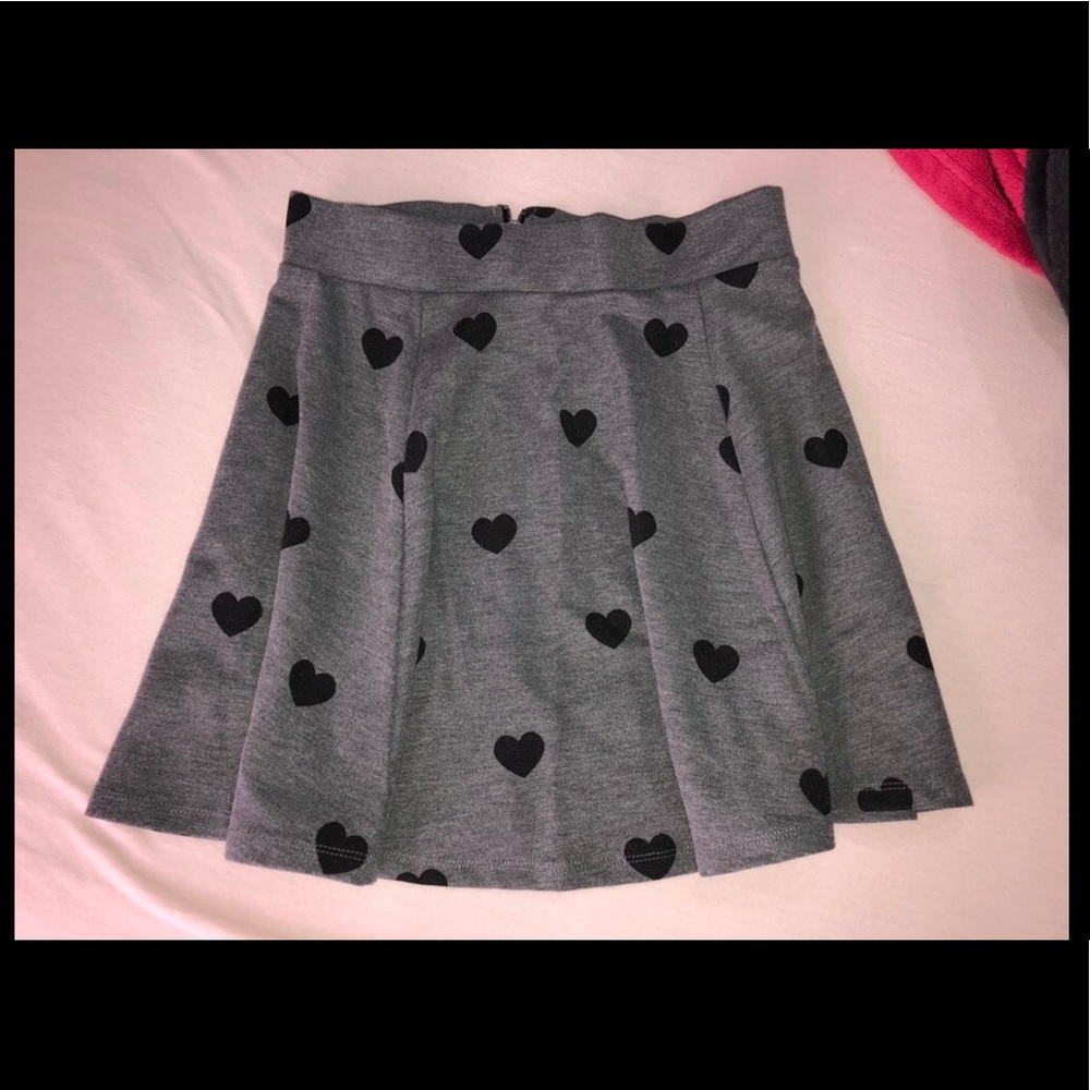Gray skater skirt